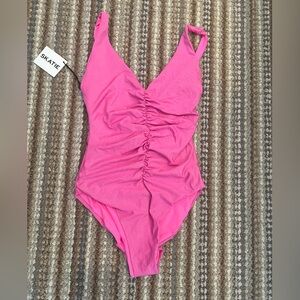 Pink Skatie one piece swimsuit